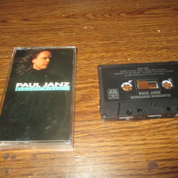 Paul Janz- Renegade Romantic on cassette (A & M Records Canada , 1990) - Picture 1 of 4